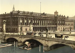 Friedrichbruecke and the Stock Exchange in Berlin