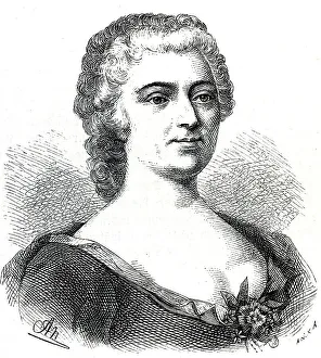 Friedrike Karoline Neuber, Historical Illustration from Otto von Leixner: Illustrated History of German Literature