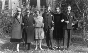 Friends, historical image, ca. 1924
