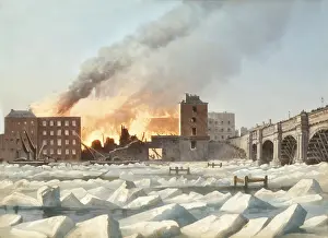 Frost on the River Thames, 1814