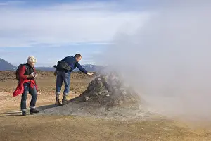 Fumarole, geothermal vent, Solfataras area