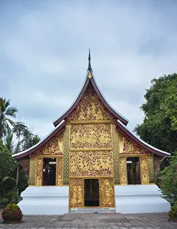 Funerary chapel in the temple Wat Xieng Thong