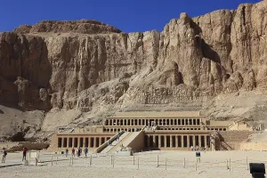 The funerary temple of the first female pharaoh Hatshepsut