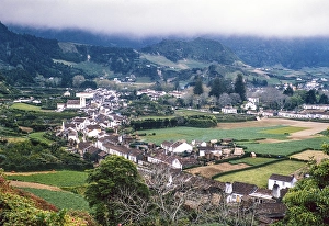 Furnas village, Sao Miguel Island, Azores, Portugal, April 1964, Europe