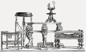 Furniture of ancient Rome