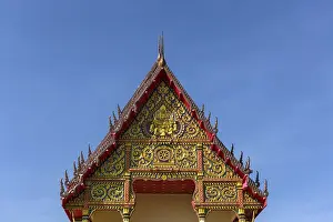Gable of Wat Klang temple, east facade