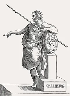 Gallienus or Gallien, c. 218 - 268, Roman Emperor