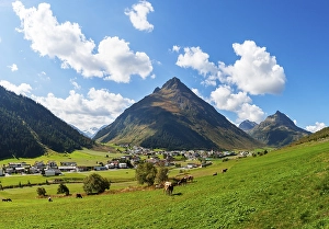 Category Mountain Landscapes Prints: Galtuer with Gorfenspitze, Paznauntal