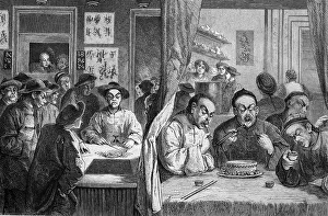 Gambling house and restaurant in Chinatown
