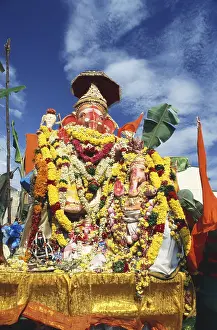 Ganesh ganpati festival, immersion of elephant headed god idol