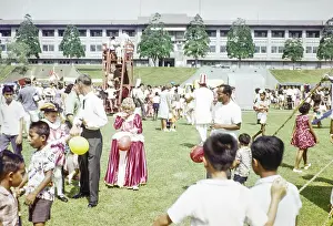 Garden fete community event in the grounds of HMS Terror naval base