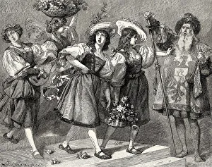Garden-Girls of Florence, Florentine carnival