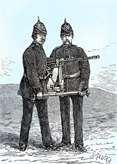 Gardner gun was an early mechanical machine gun used by the British forces in the Sudan