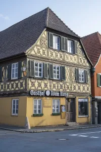 Gasthof Adam Riese, half-timbered building