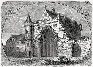 Gate of Holyrood Abbey, Edinburgh