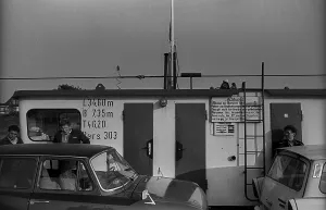 GDR, baby, 14.05.1988, ferry across the Elbe