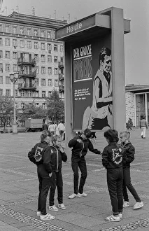 GDR, Berlin, 01. 05. 1987, 1. May rally 1987 on Karl-Marx-Allee