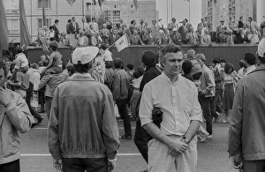 GDR, Berlin, 01. 05. 1987, 1. May rally 1987 on Karl-Marx-Allee