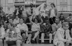 GDR, Berlin, 01. 05. 1987, 1. May rally 1987 on Karl-Marx-Allee