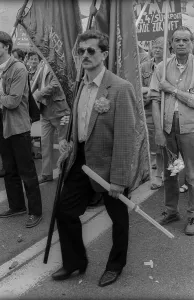 GDR, Berlin, 01. 05. 1987, 1. May rally 1987 on Karl-Marx-Allee