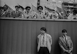 GDR, Berlin, 01. 05. 1987, 1. May rally 1987 on Karl-Marx-Allee