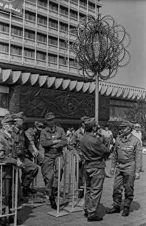 GDR, Berlin, 01.05.1988, 1st May demonstration in Karl-Marx-Allee
