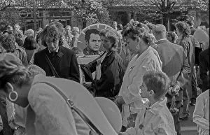 GDR, Berlin, 01.05.1988, May Day demonstration in Karl-Marx-Allee