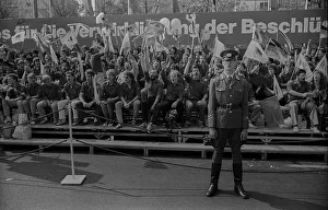 GDR, Berlin, 01.05.1988, May Day demonstration in Karl-Marx-Allee