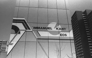 GDR, Berlin, 02. 02. 1989, gable designed by artist Robert Rehfeldt