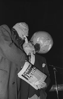 GDR, Berlin, 02. 10. 1990, alternative celebration on the eve of reunification on 02