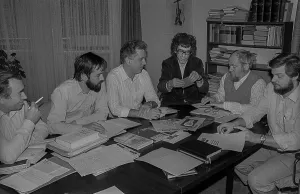 GDR, Berlin, 03.04.1990, meeting in the EVA