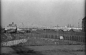 GDR, Berlin, 04. 02. 1990, Behmstrassenbruecke