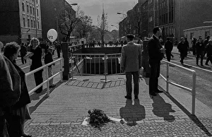 GDR, Berlin, 04.04.1990, former border