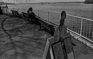 GDR, Berlin, 05.04.1990, Greenwichpromenade