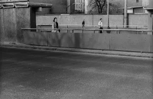 GDR, Berlin, 06. 02. 1989, tram stop Wilhelm-Pieck-Strasse (Torstrasse)