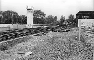 GDR, Berlin, 07. 06. 1990, border guards at the Liesenbruecke