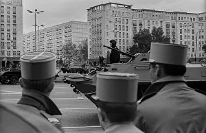 GDR, Berlin, 07. 10. 1988, NVA military parade for the 39th Republic Day