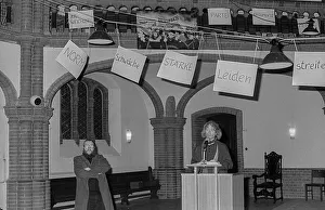 GDR, Berlin, 07.03.1990, Event in the Gethsemane Church