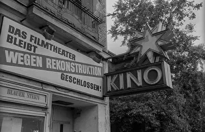 GDR, Berlin, 08.06.1990, Kino Blauer Stern