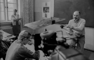GDR, Berlin, 13.05.1990, shooting in a school in the north of Berlin