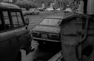 GDR, Berlin, 14. 04. 1989, Oranienburger Strasse