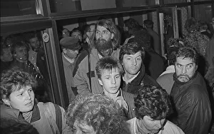 GDR, Berlin, 15. 01. 1990, occupation of the Stasi headquarters in Normannenstrasse