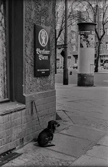 GDR, Berlin, 16. 4. 1988, in front of the pub