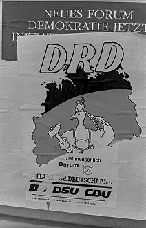 GDR, Berlin, 16.03.1990, Election Poster