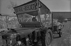 GDR, Berlin, 16.03.1990, Wall at Potsdamer Platz