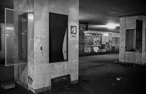 GDR, Berlin, 17 June 1990, Potsdamer Platz S-Bahn station