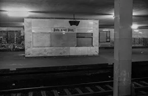 GDR, Berlin, 17 June 1990, Potsdamer Platz S-Bahn station