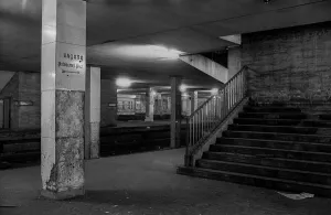 GDR, Berlin, 17 June 1990, Potsdamer Platz S-Bahn station