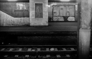 GDR, Berlin, 17 June 1990, Potsdamer Platz S-Bahn station