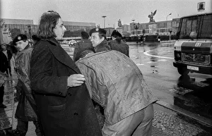 GDR, Berlin, 17 November 1990, deserter